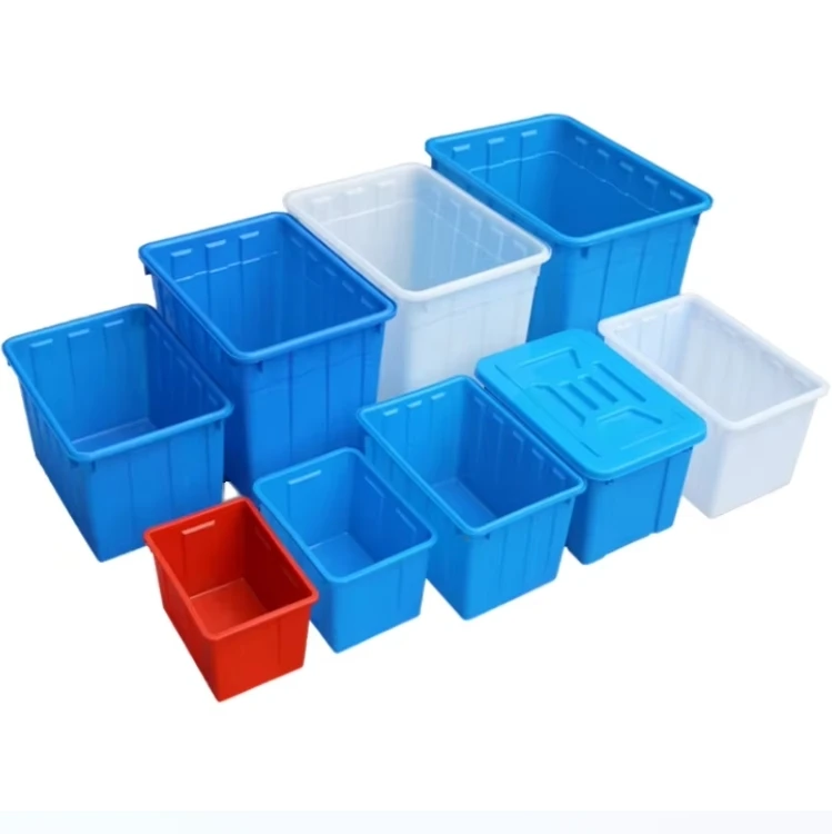 Фабрика Китая оптовая продажа пластиковые ящики штабелируемые полиэтиленовые контейнеры для хранения жидкости
