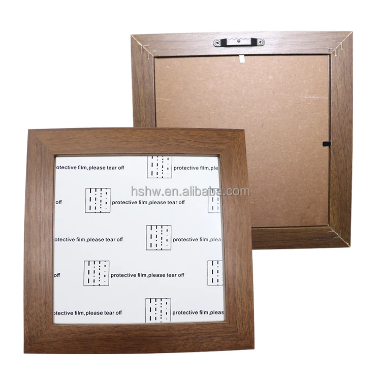 8 Inch For DIY Printing Photo Tiles Wall Decor Glossy Coating Finish White MDF Sublimation Frame Blanks