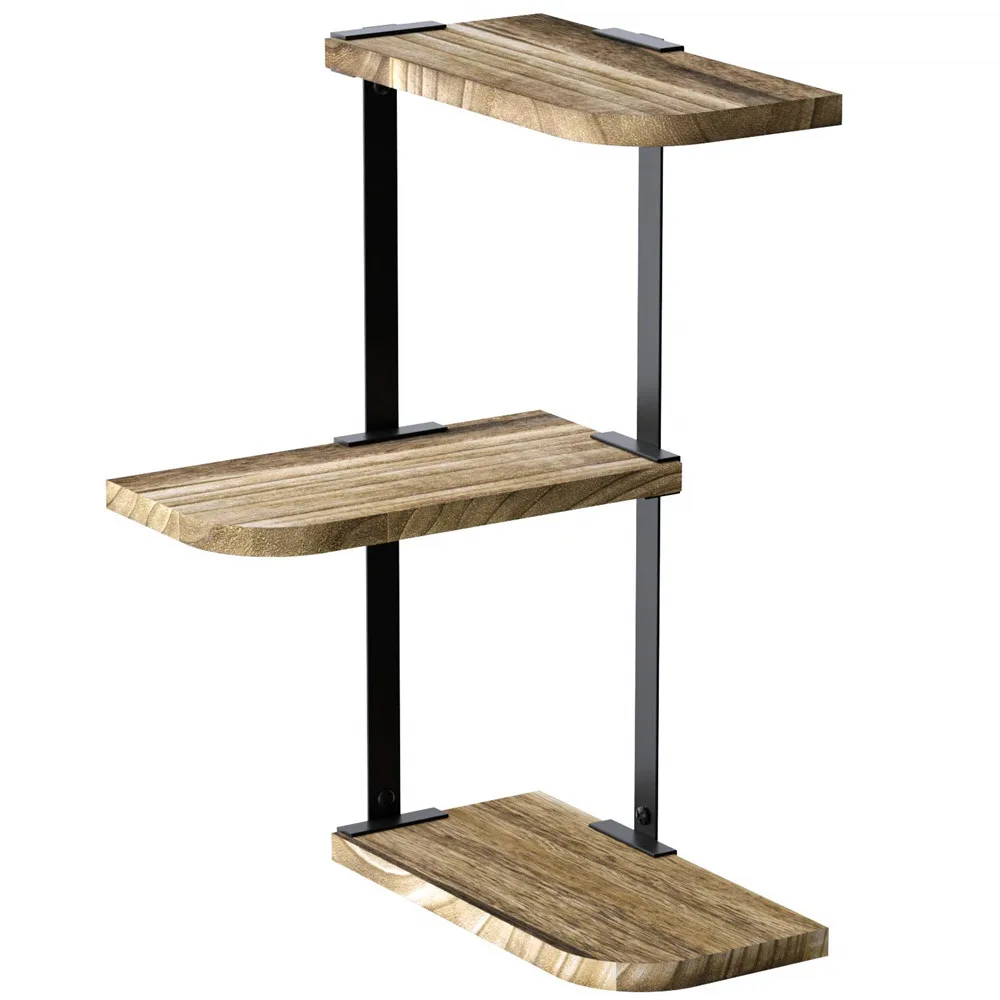 Corner Shelf Wall Mount of 3 Tier