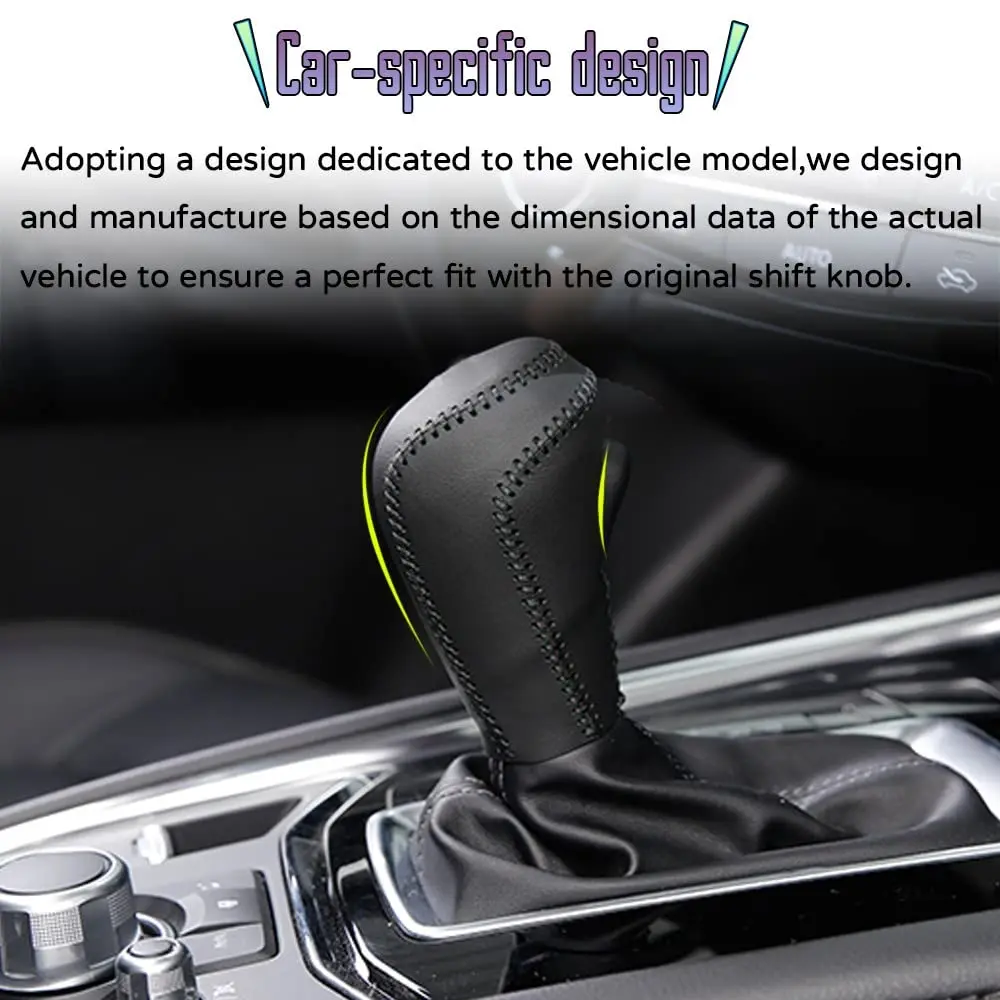 FOR Mazda 3 6 CX-3 CX-5 CX-9 Customized Interior Accessories 2016-2023 Leather Automatic Shift Handle Cover Rod Sheath