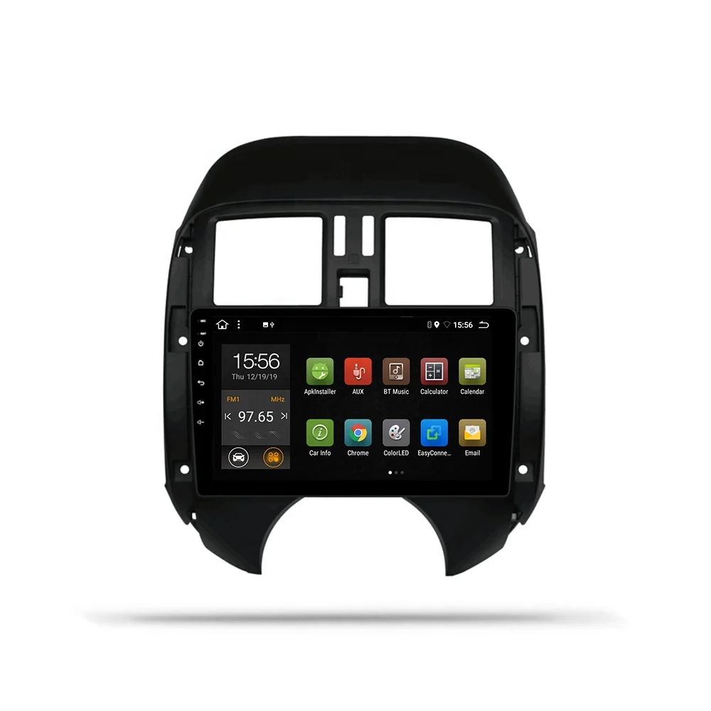 MCX Android10 Quad Core Car Radio Stereo Video Car DVD Multimedia Player For Nissan Versa 2011 2012 GPS WIFI BT touch screen