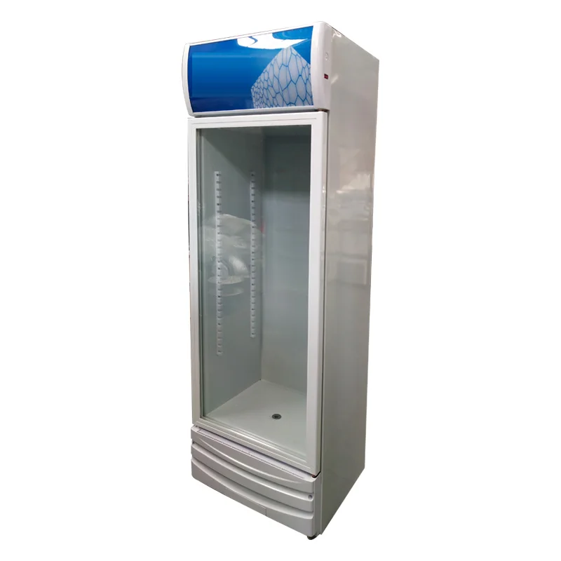 300L Commercial Refrigerator Glass Door Fridge
