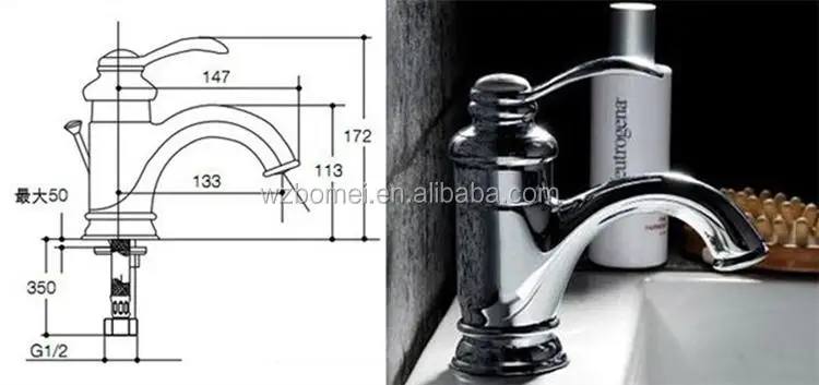 Modern Contemporary Brass Bathroom Mixers Wholesale Brass Kettle Faucet