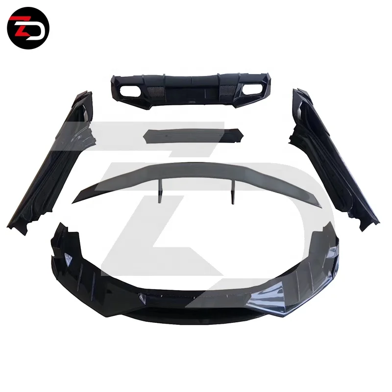 Wholesale MS Style For Huracan LP610 Carbon Fiber Body Kit Front Lip Side Skirt