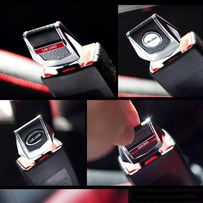 New Hot Sale Universal Car Safety Seat Belt Buckle Car Seat Belt Clip Extension Plug Seatbelt Lock Buckle Extender Accessories