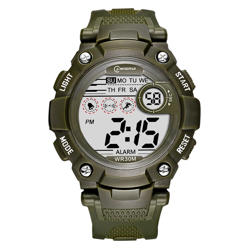  Mingrui 8560 оптовая продажа Лучшие классические модные спортивные цифровые часы Chrono для мальчиков и девочек