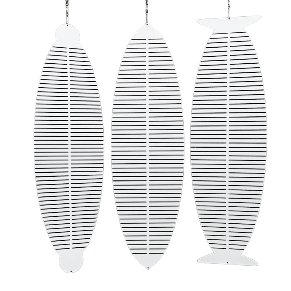 Redsharksub 3D Rotating Wind Chime Crafts Ornaments Round 10 inch Aluminum Sublimation Wind Spinner Double sided