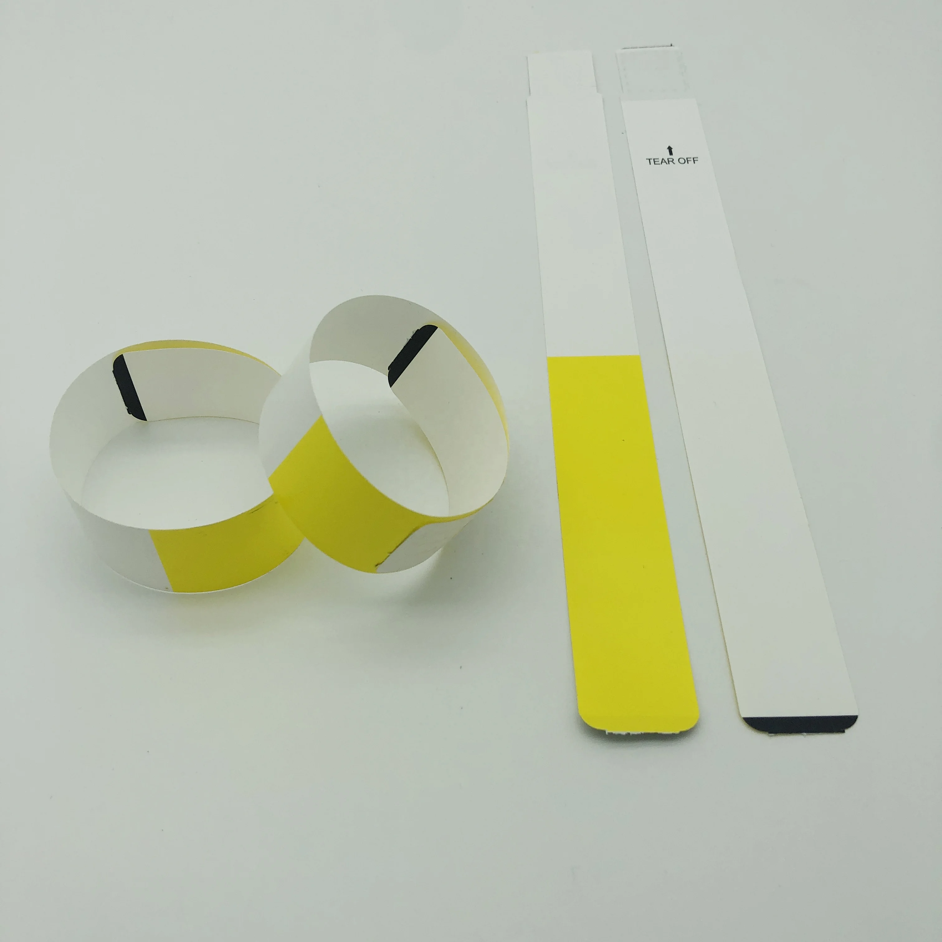 CMYK direct thermal printing paper Bracelet disposable  waterproof wristband on roll customized manufacturer