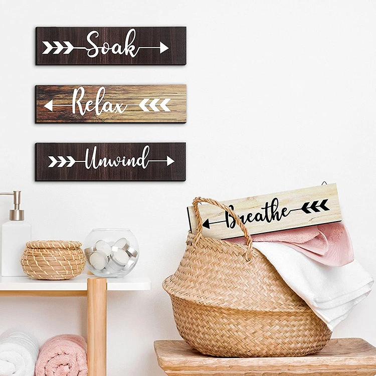 Charming Country Home Decor Home Decor Wood Craft Signs Board Wood Signs to Decorate Walls