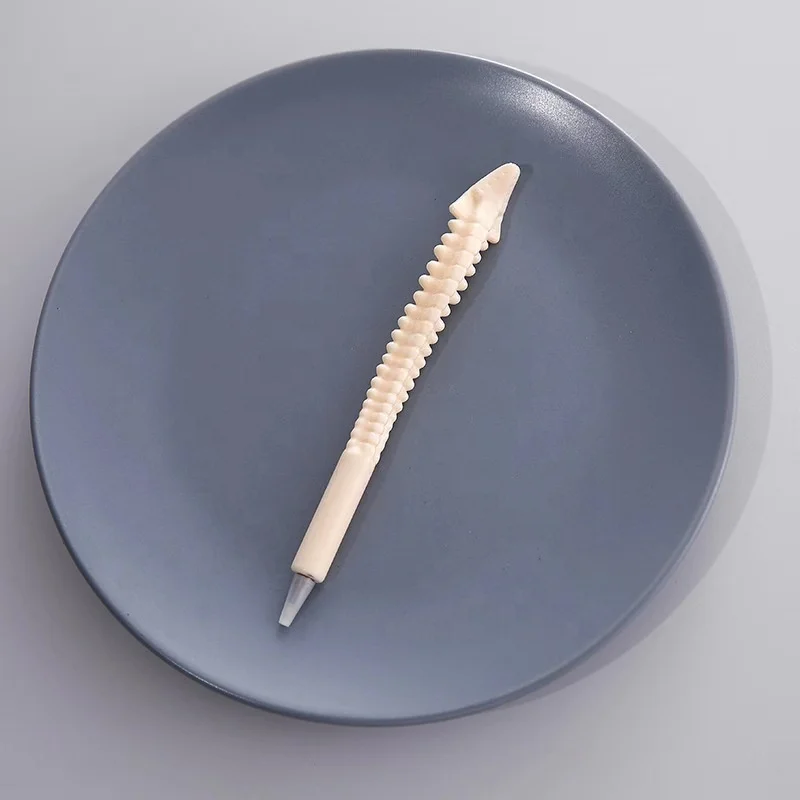 Bone Ball Pen Creative Personalized Blue Signature Pen New and Unique Stationery Supplies Funny Bone Pen