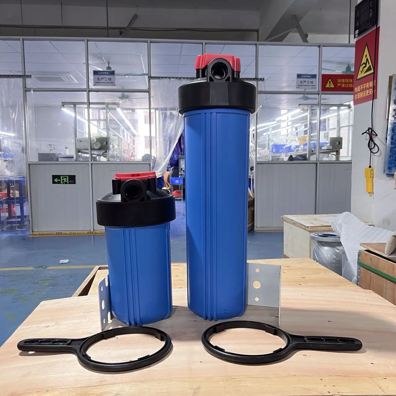 Household Wholesale Plastic Blue PP cartridge filter 10 inch 20 inch pvc filter housing