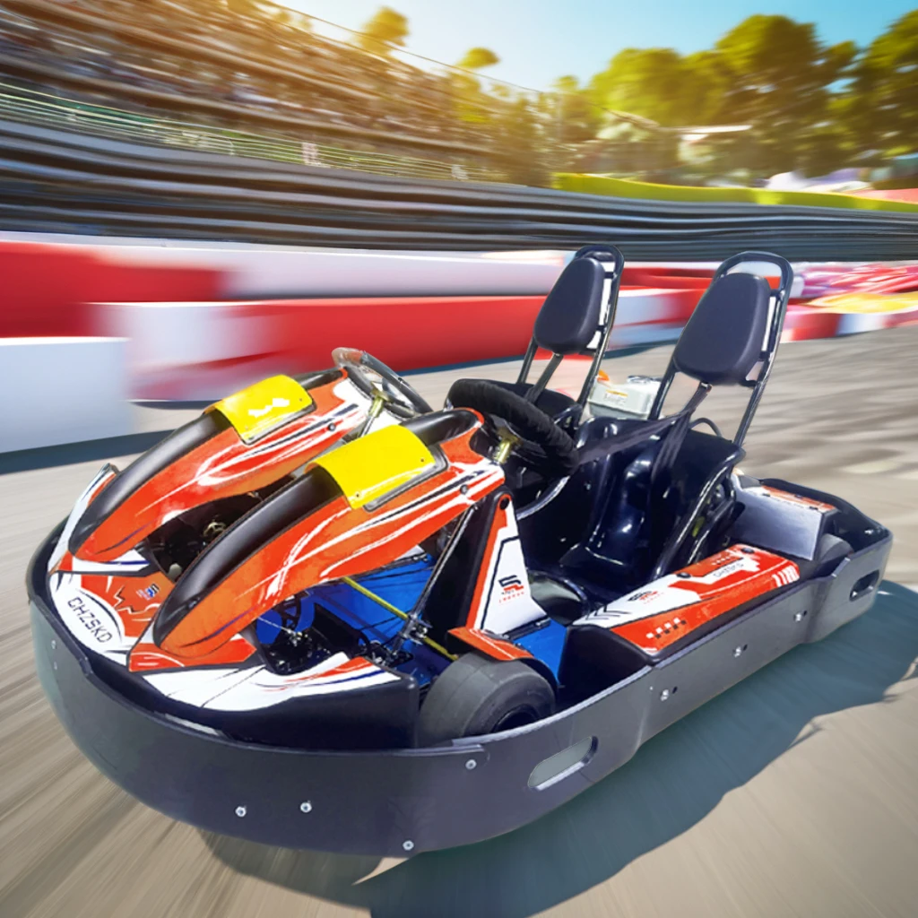 Gasoline go kart 48v 1000w playground racing go karts for adults or kids racing go kart bumpers