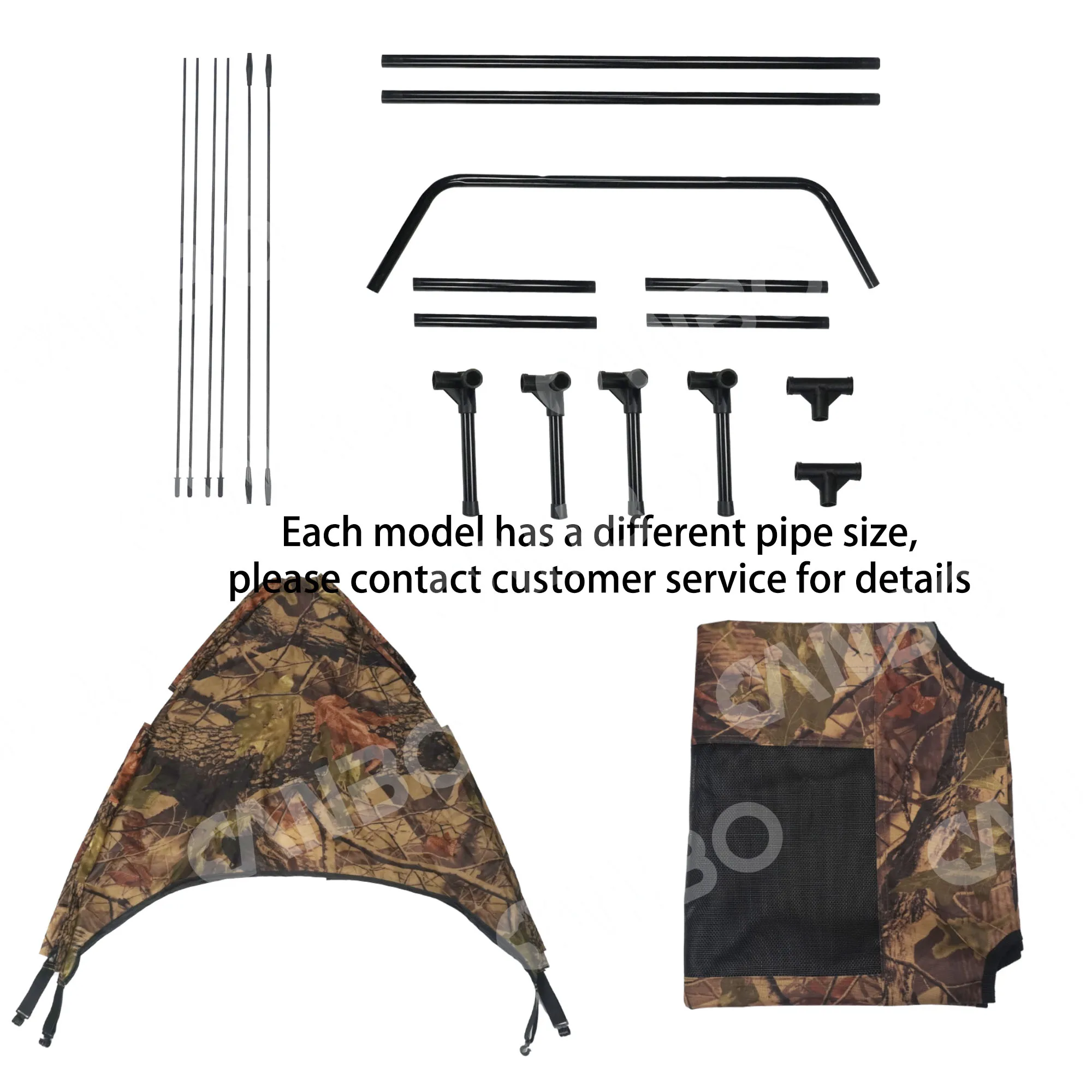 CANBO Folding Travel Camouflage Tent Carrier Pet Large Dog Cat Bed Marching Elevated Dog Bed with Shade