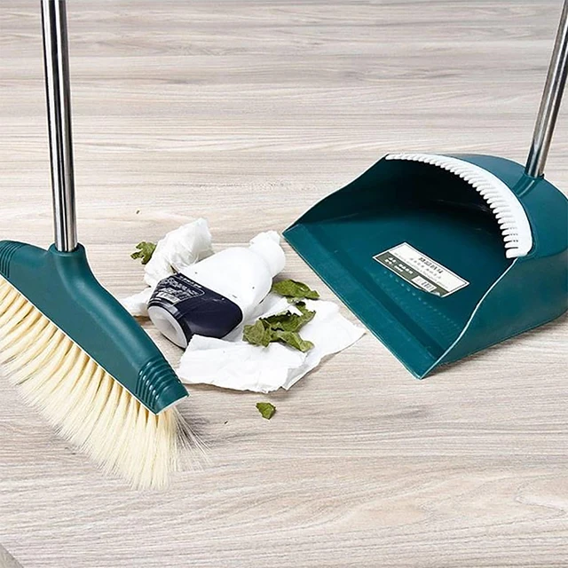 
High quality dust free broom parts of the broom with steel broom handle 