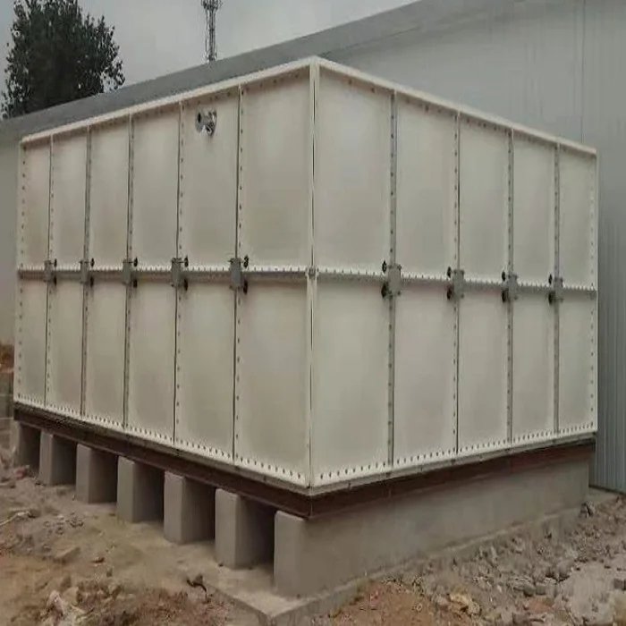 500 Cubic Meters Container Loaded  Big volume FRP Panels Boted Assembled Storage Tank