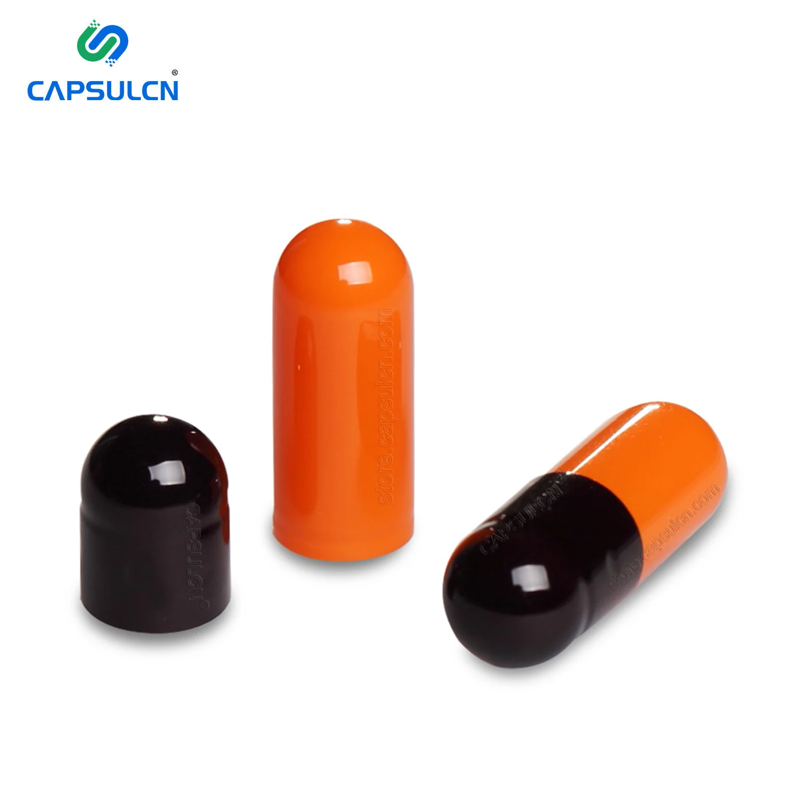 CapsulCN Halal Certified Mix Of Yellow Goldenrod And Black Size 1 2 3 Empty Gelatine Capsule Empty Hard Gelatin Capsule