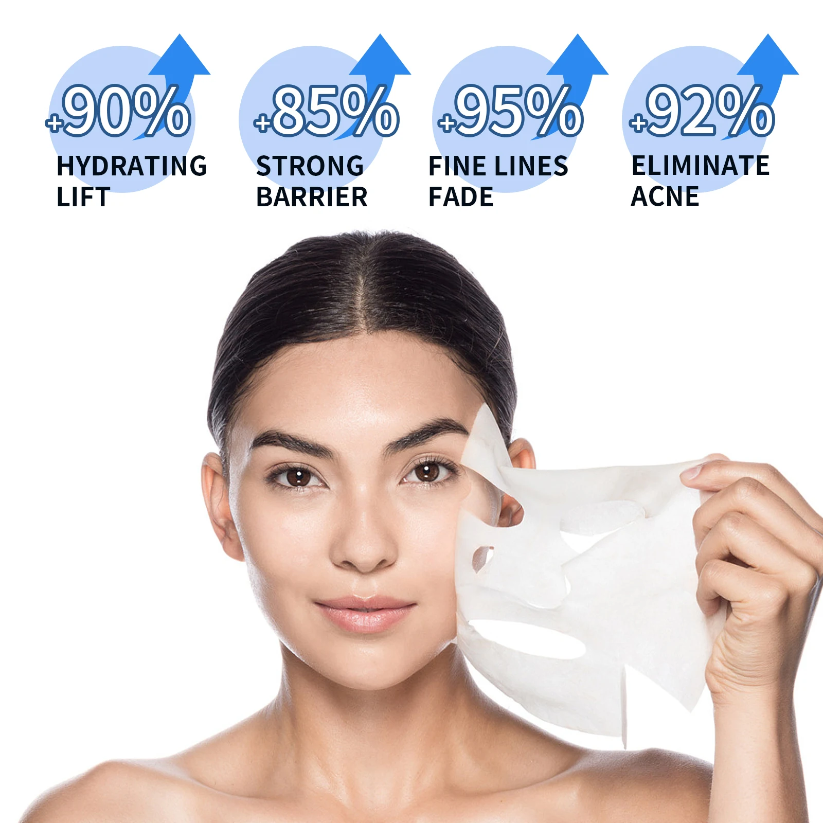 OEM Factory Beauty Skin Care supplier Moistening Sheet Face Mask Best Selling Fashion Natural Aloe Vera Gel Extract Facial Mask