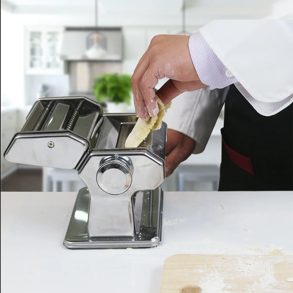  Stainless Steel Noodle Maker And Cutter Kitchen Pasta with 3