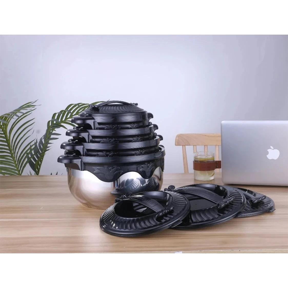 4 Piece Suit High Quality Thermal Lunch Steel Insulated Food Keep Warm Warmer Insulation Container