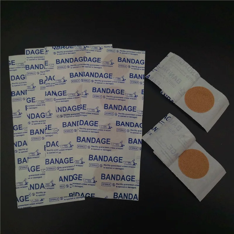Round shape Wound Care Plaster Fabric Adhesive Bandage