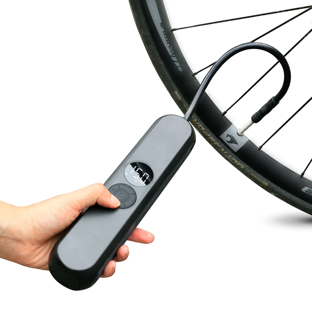 Беспроводной электрический цифровой смарт-воздушный насос CYCPLUS 3481, миниатюрный портативный насос для велосипедных и автомобильных шин