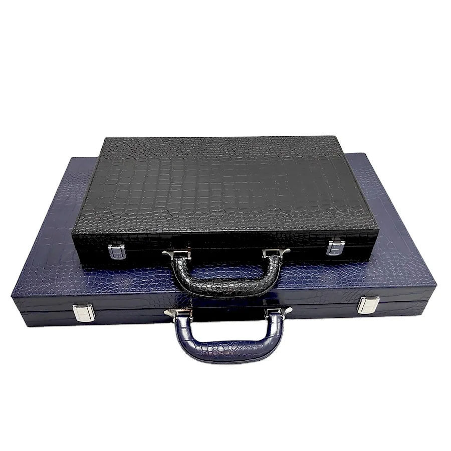 Premium Leather handmade Retro Vintage Suitcase Classical Luggage Box , Steamer Trunk