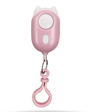 130db Emergency Self Defense Alarm keychain Safety defense Key Chain Led Security Personal Alarm Keychain for Women