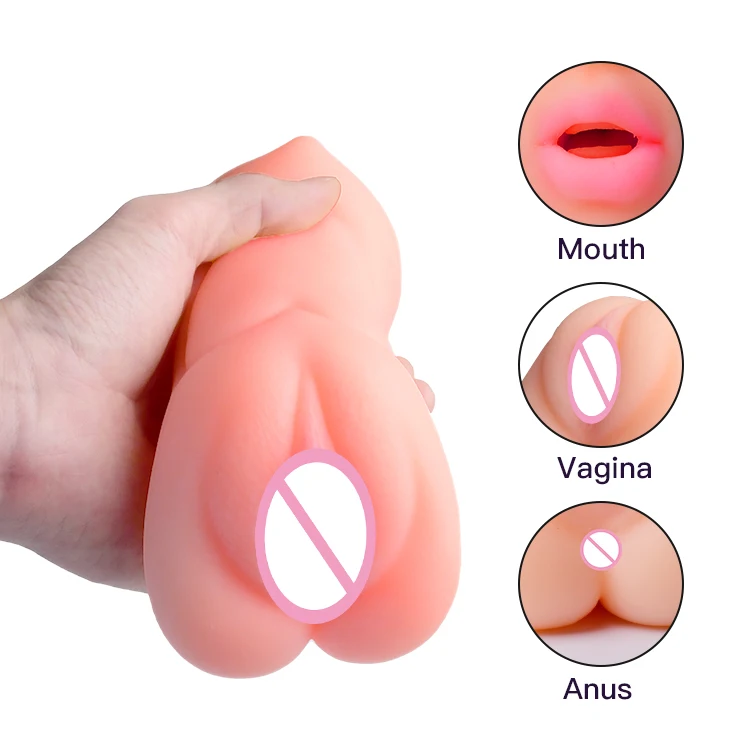 Wholesale Vagina Pussy Male Masturbator Cup Transparent Endurance Training Exercise Vacuum Pocket Masturbation Sex Toys For Men