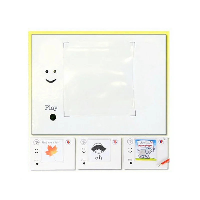 Popular DIY postcard with sound recording voice recordable wipeable postcard for kids drawing