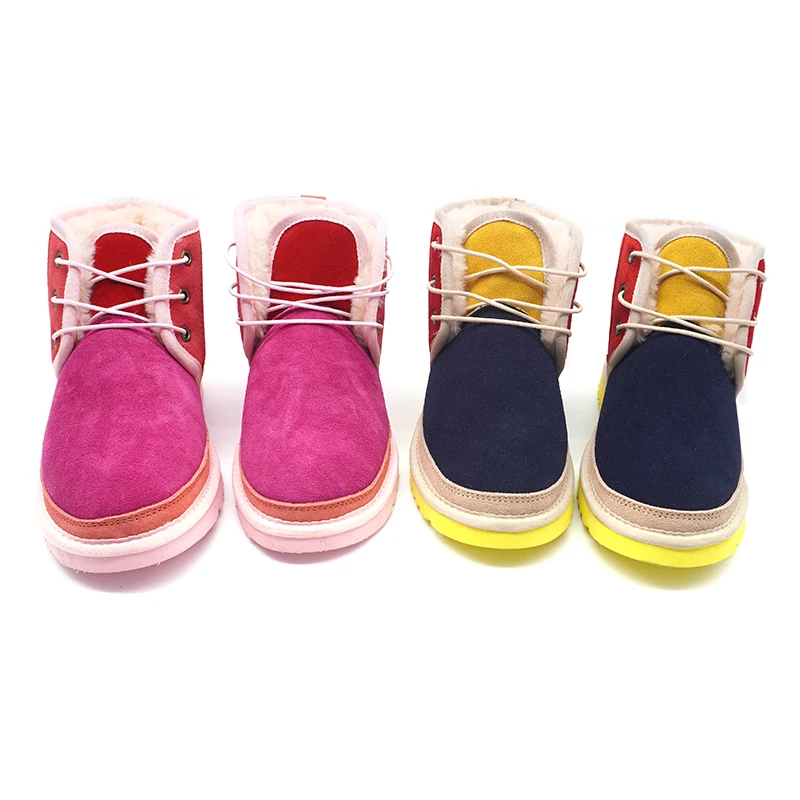 Factory wholesale Women Snow Boot Thick Soles Large SizeWinter cheap  fashion warm snow boots  hot selling   ladies winter boots