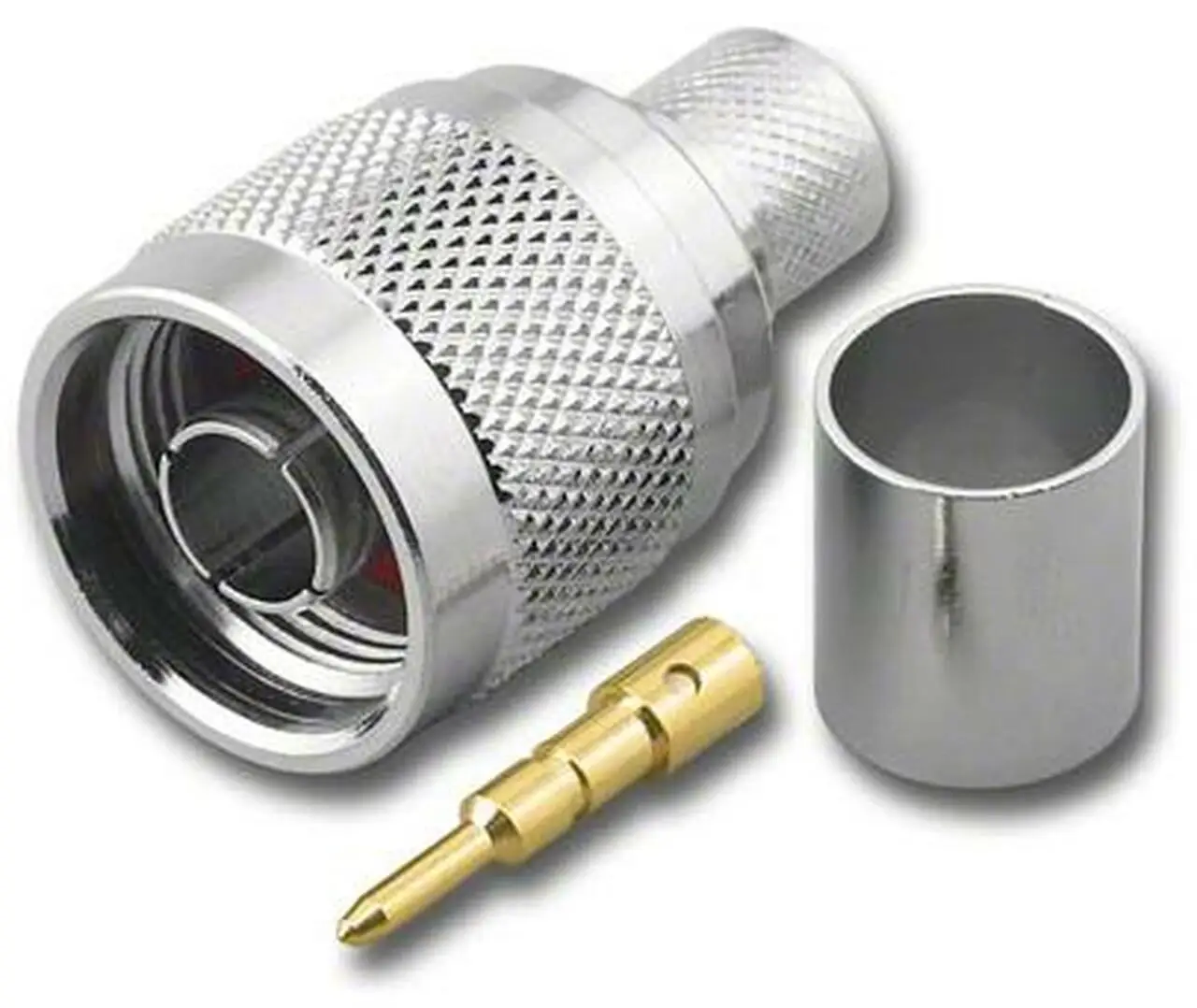 50 Ом РЧ коаксиальный разъем N типа мужской прямой зажим для коаксиального кабеля LMR300 RG58 LMR400 LMR600 5D-FB