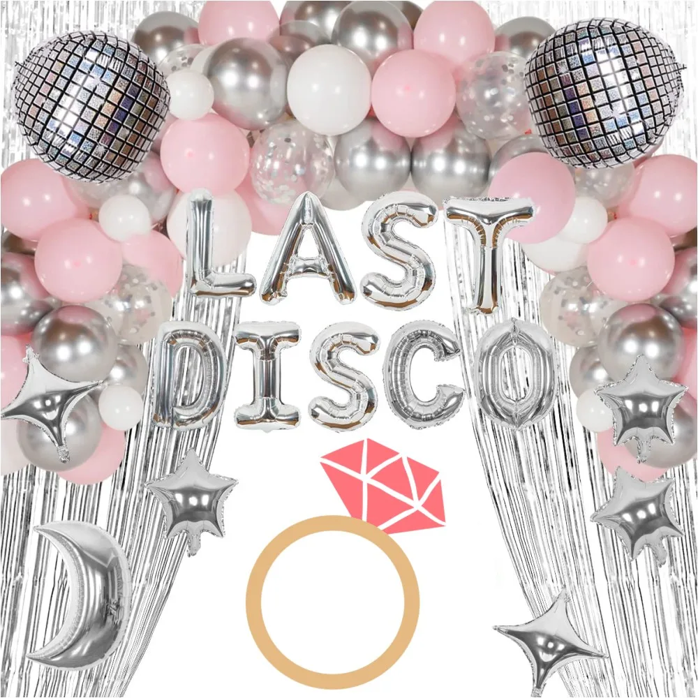 Bachelorette Party Supplies Western Theme Cowgirl Last Disco Bachelorette Party Balloon Kit