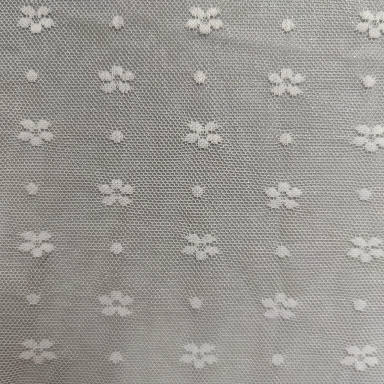 very comfortable flower dot soft high stretchable tulle swiss lace mesh fabric for bra briefs thongs