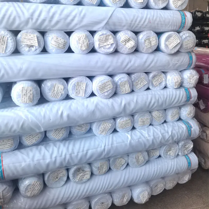 factory direct supply low price 100% Polyester white fabrics for printing