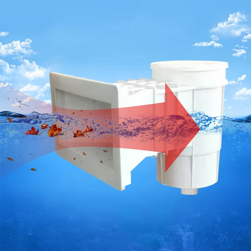 Svadon China Supplier New Standard Wall Skimmer Pool Equipment Filter Widemouth Pool Skimmer