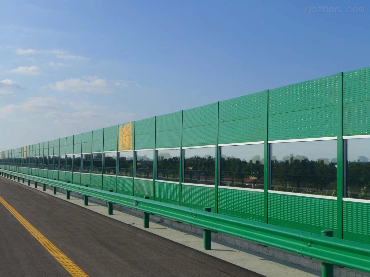 Anti-noise polycarbonate plastic solid panels Highway Sound Barrier Fence For Construction