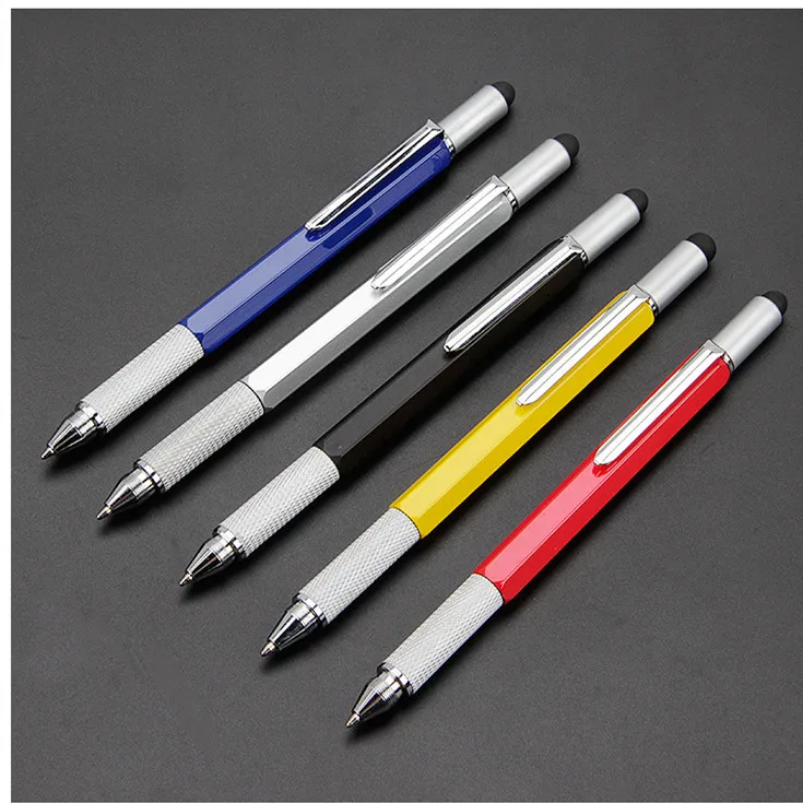 promotional 5 in 1 multifunction tool pen