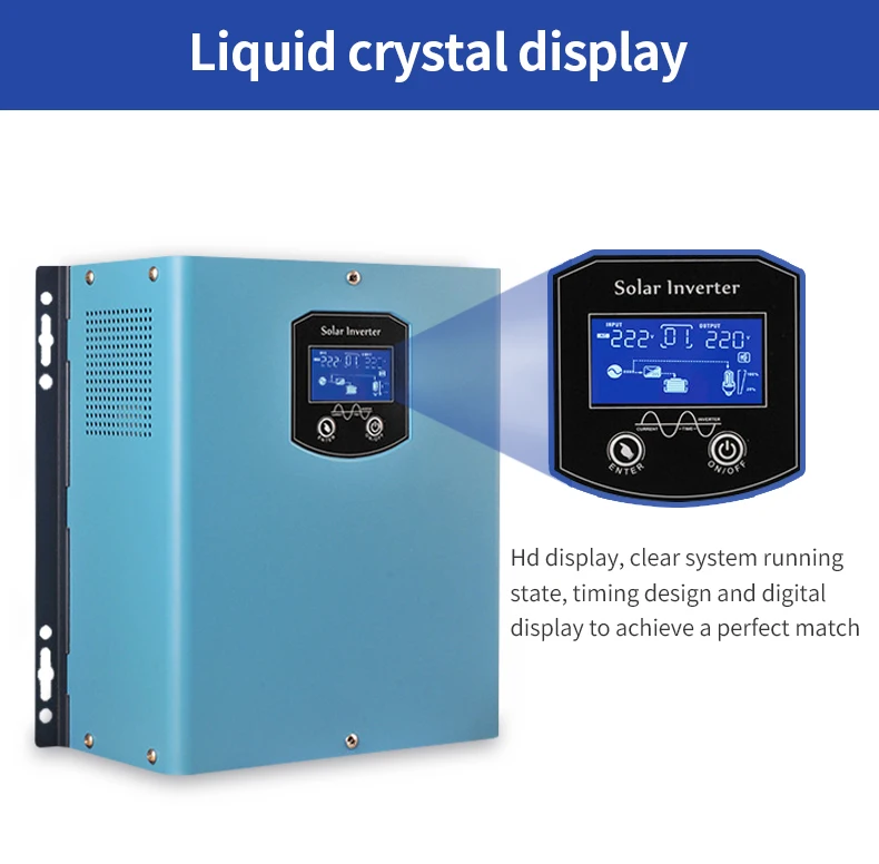 hybrid inverter build in PWM battery charger controller 24v 350w inverter  for low power loads using