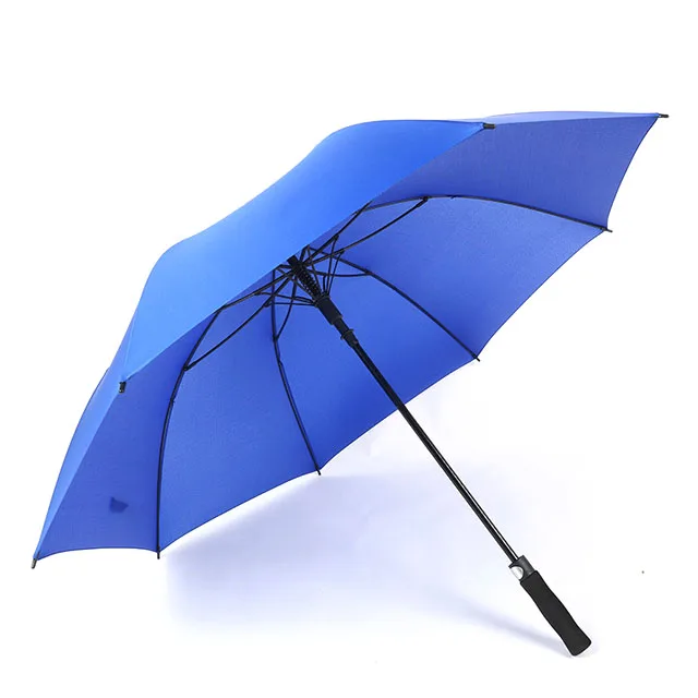 high quality auto open custom logo printed windproof straight golf umbrella manufacturers