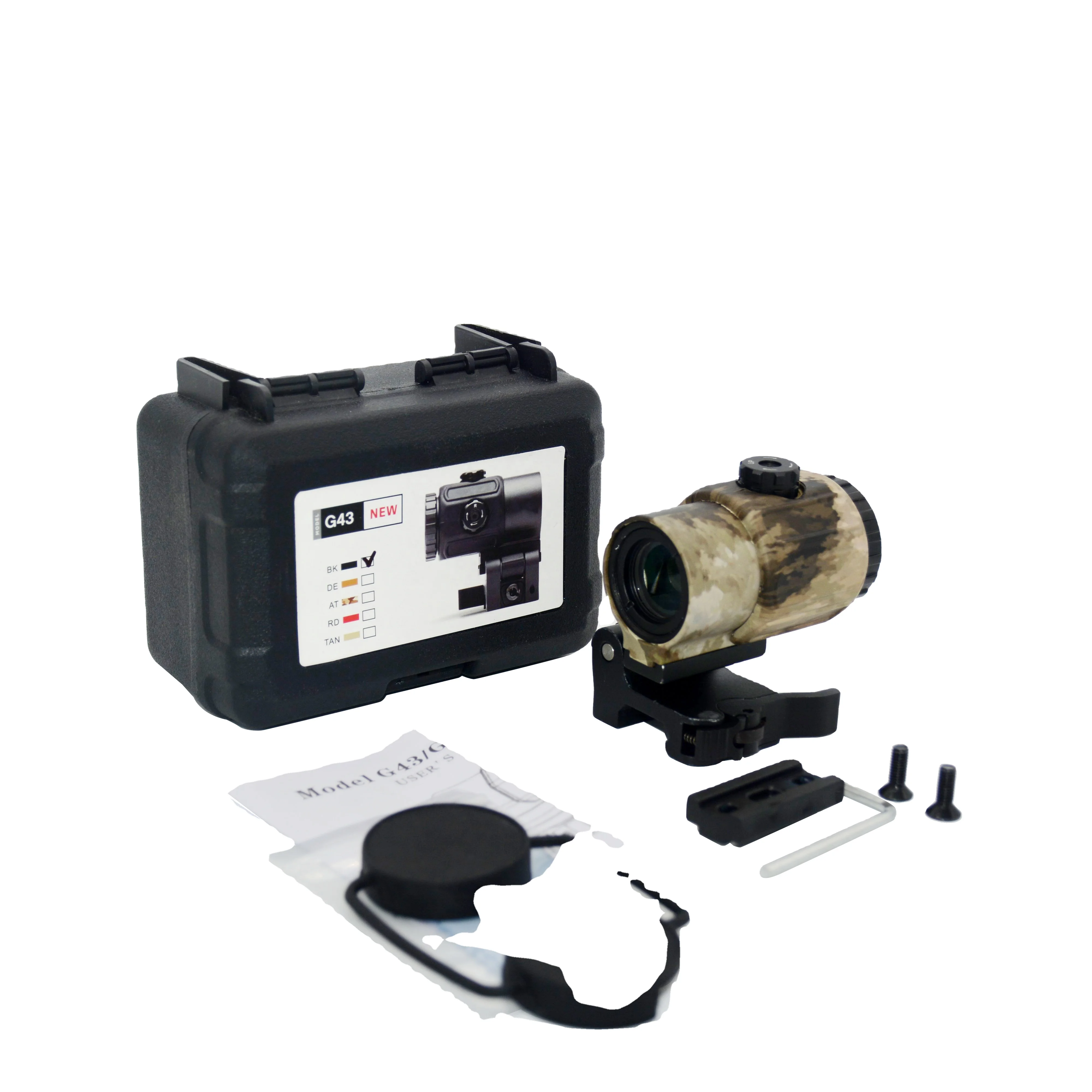 3X Magnifier Sight G43 Scope With Switch to Side Quick Detachable QD Mount Apply Red Dot Sight 558