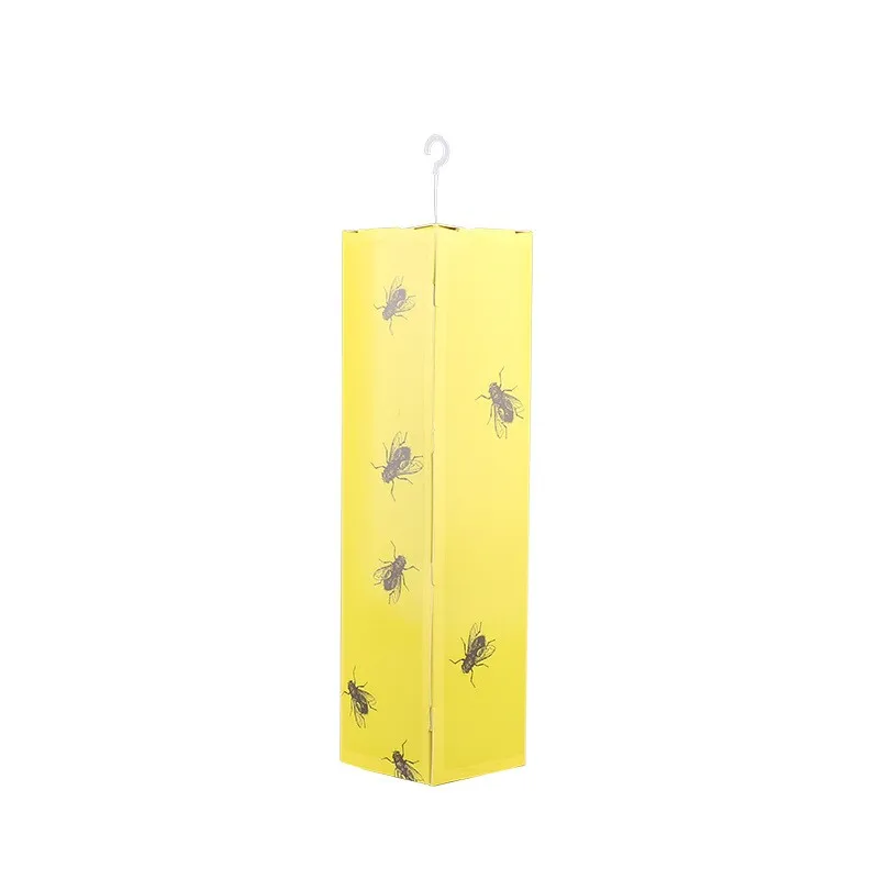 Disposable Orchard Yellow Fly Trap Household Insect Sticky Glue Board with Adhesive Paper Gel Hanging Fly Catcher