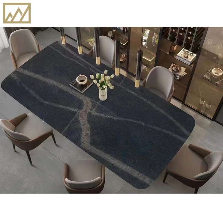 KINGS-WING Thunderbolt Granite Slab Natural Stone Raw Block Price Black Wall Marble Granite Slab For Interior And Exterior Wall