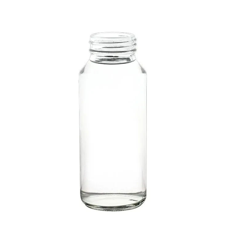 New Product Ideas Custom Color 250ml Clear Drink Water Screw Cap Glass Bottles With Quality Assurance