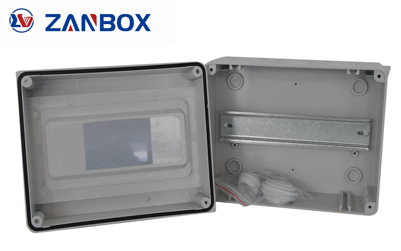 Weatherproof IP65 plastic distribution box circuit board