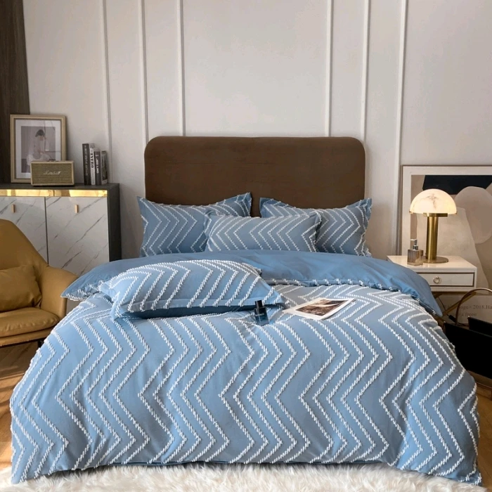 100% polyester cut flowers fabric wave design for hometextile mode from korea