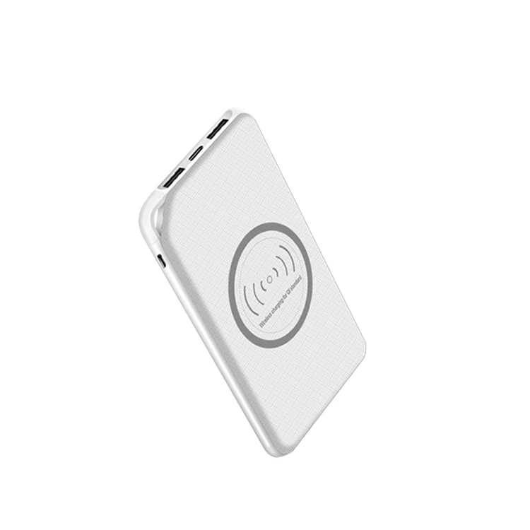 New Arrivals Double Usb Cheap 8000mAh Wireless Power Bank
