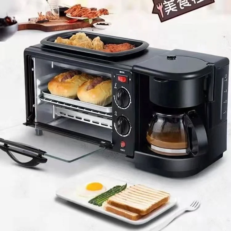 Household Multifunction Breakfast Maker Machine Temperature Control Breakfast Sandwich Maker 3 In 1 Breakfast Makers