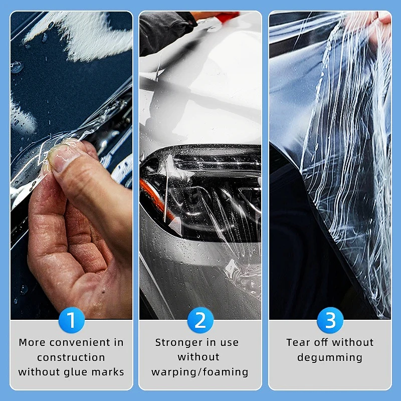 No Yellowing Scratch proof Ceramic nano Anti Scratch Heat Repair Clear Transparent TPU Car Paint Protection Film PPF