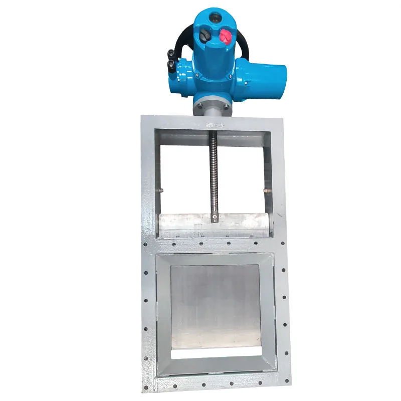 PZM 500*500 1000*1000 Motorized Slide Gate Valve /knife gate valve supplier