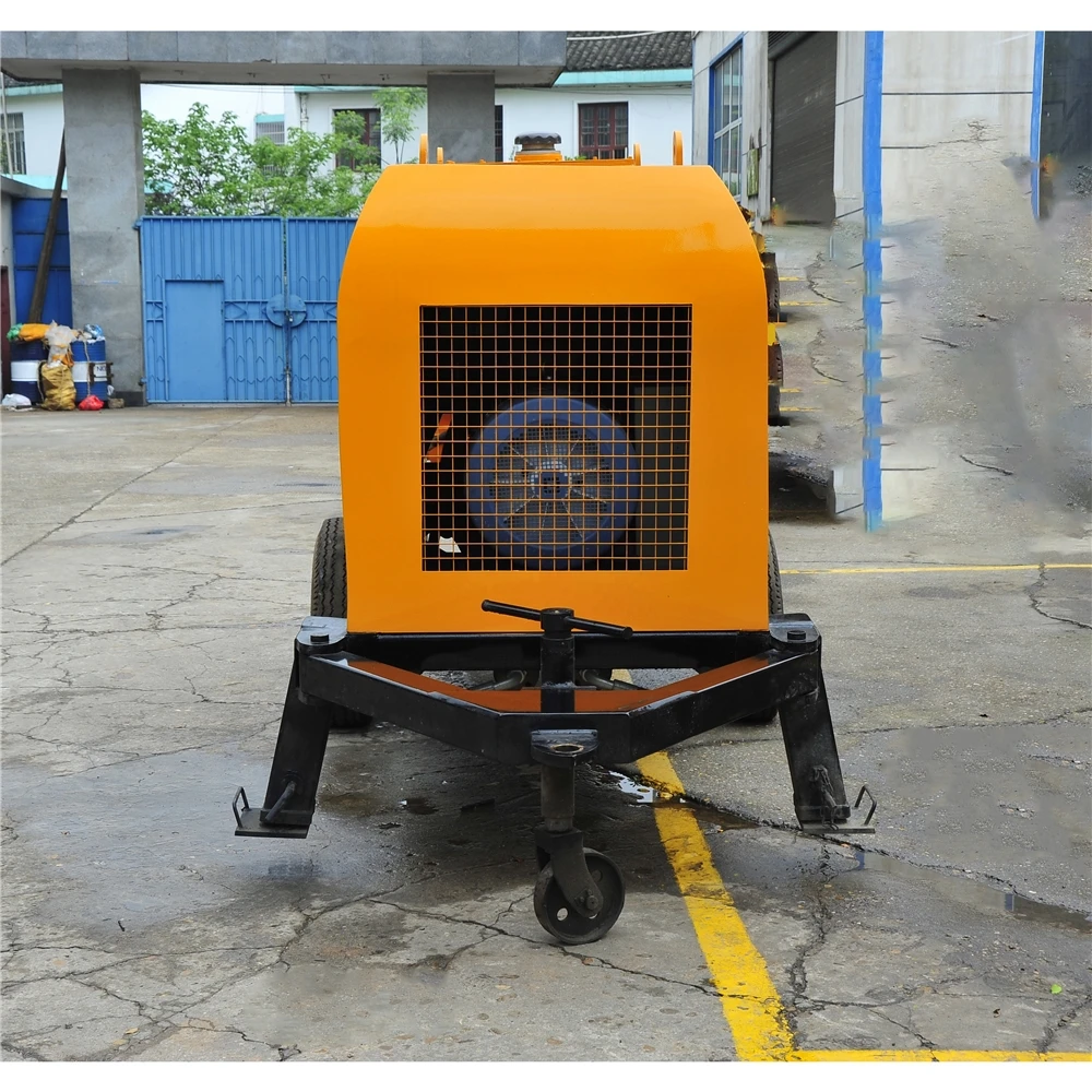 
ationary Trailer Small Mobile 40 Cubic Meters Per Hour Concrete Line Pumps 